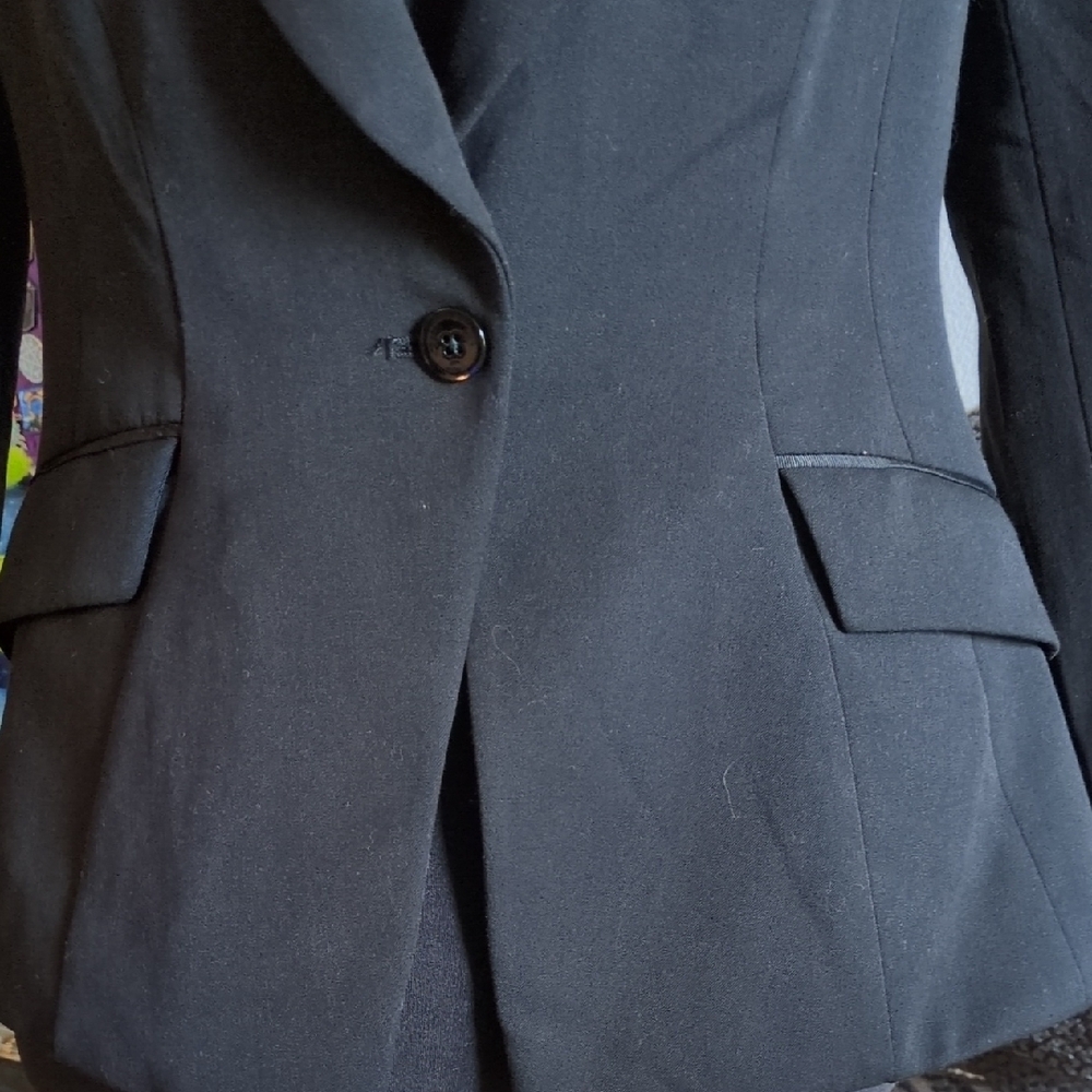 White House Black Market Classic Black Blazer - Picture 4 of 7